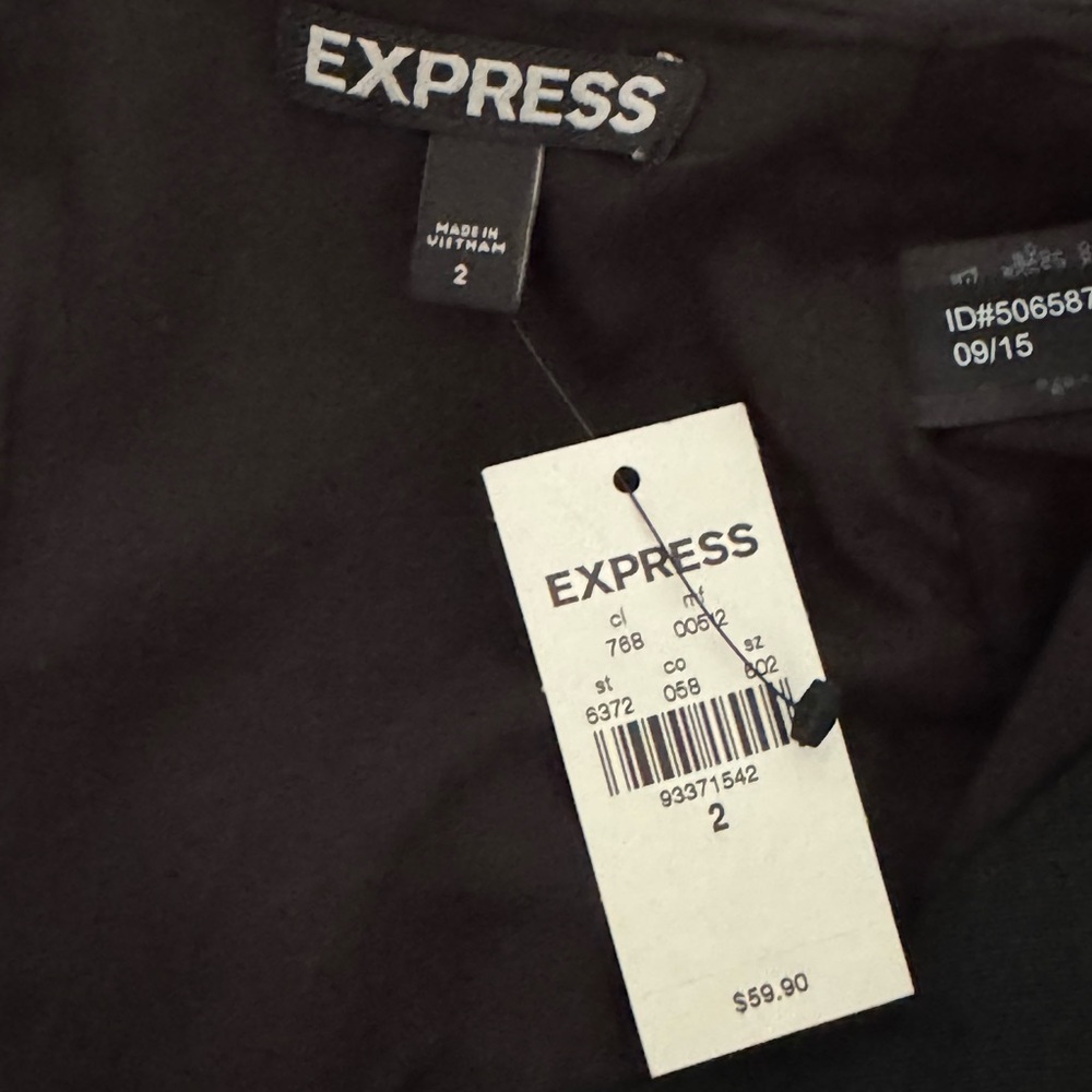 Express Classic Black Midi Skirt, Women’s 2 - Picture 5 of 6